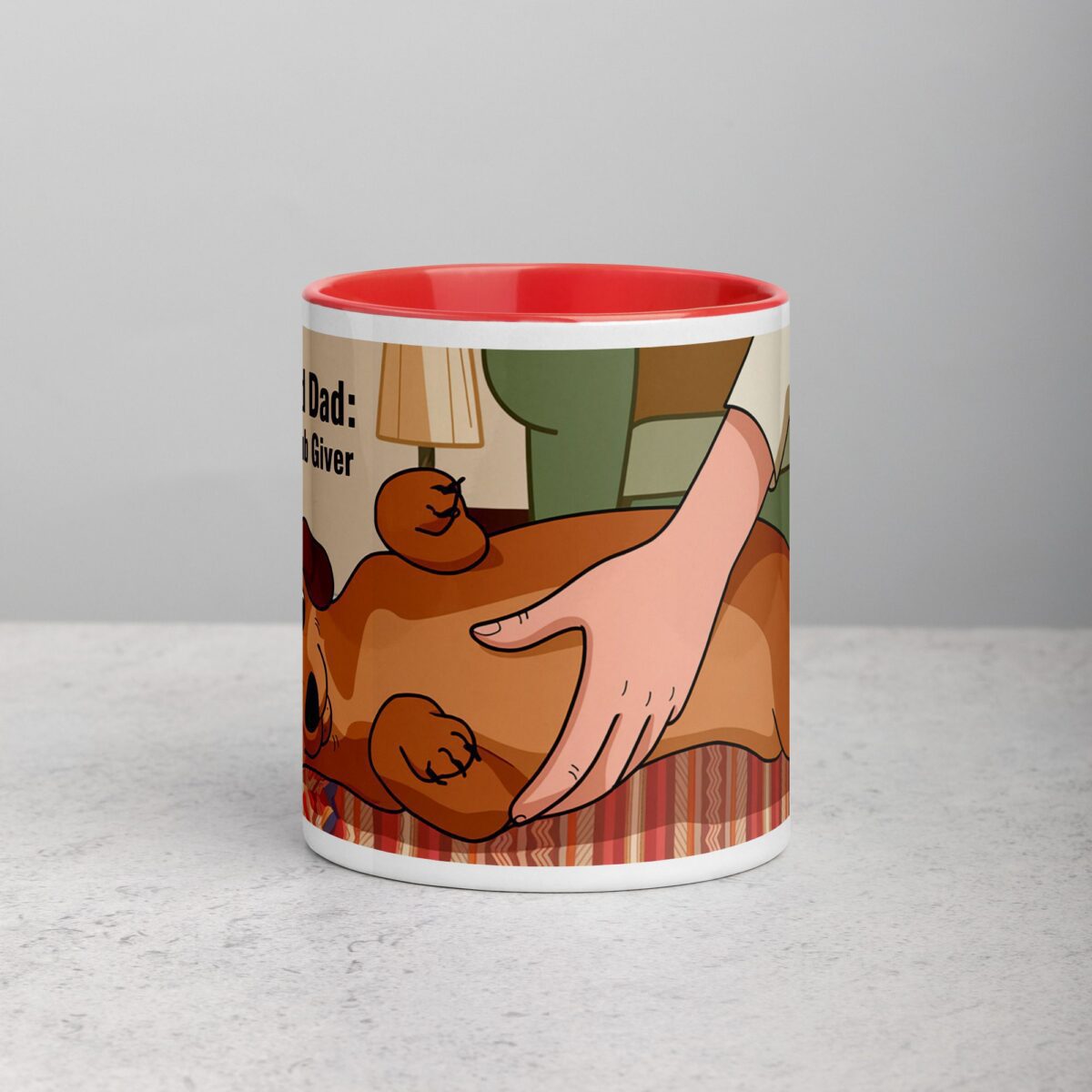 Dachshund Dad: Chief Belly Rub Giver Coffee Mug - Image 7