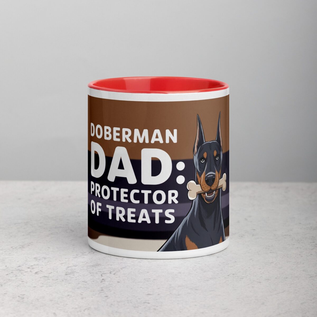 Doberman Dad: Protector of Treats Coffee Mug - Image 7