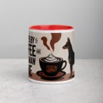 Fueled by Coffee and Doberman Love Mug - Image 7