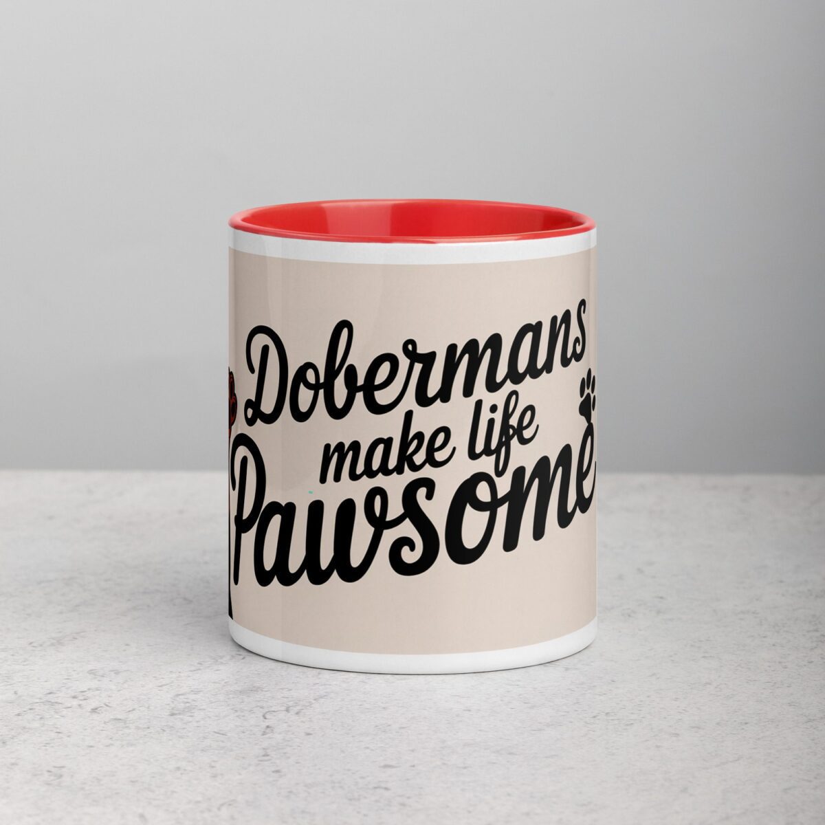 Dobermans Make Life Pawsome Coffee Mug - Image 8