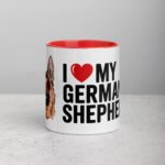 I ❤️ My German Shepherd Coffee Mug & Tea Cup - Image 7