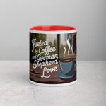 Fueled by Coffee and German Shepherd Love Mug - Image 7