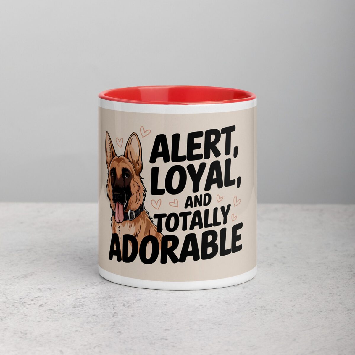 Loyal & Totally Adorable German Shepherd Coffee Mug - Image 7