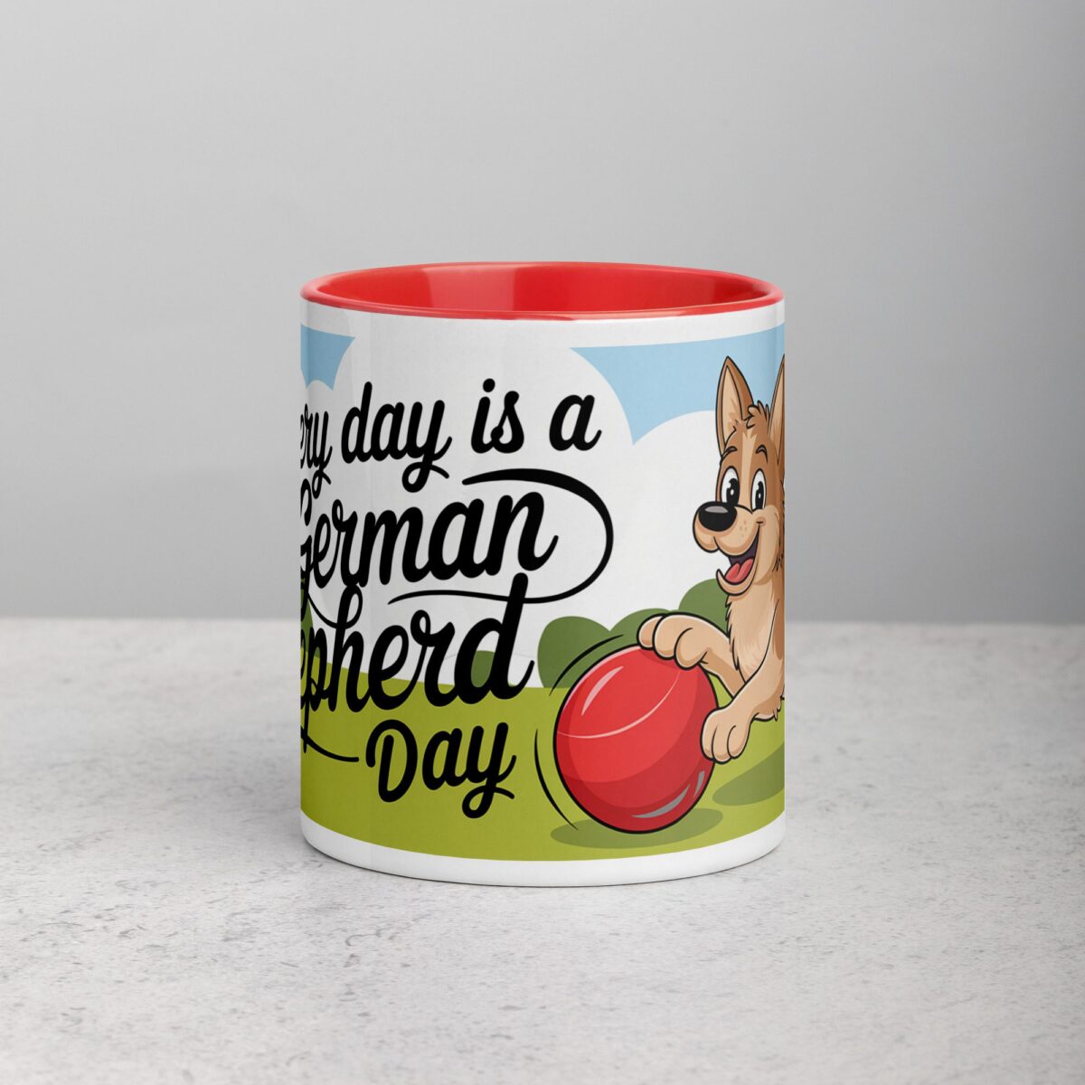 Every Day Is a German Shepherd Day Coffee Mug & Tea Cup - Image 7