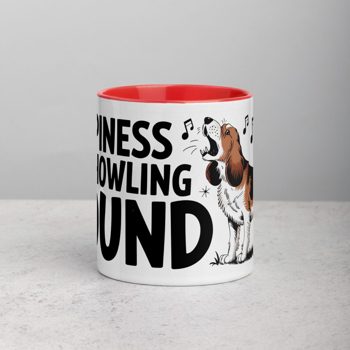 Happiness Is a Howling Hound Coffee Mug - Image 7
