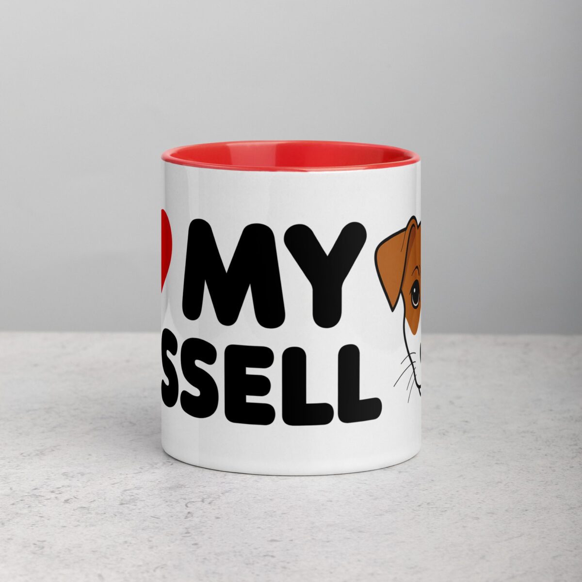 I ❤️ My Jack Russell Coffee Mug & Tea Cup - Image 7