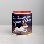 Jack Russell Mom: Queen of Chaos Coffee Mug - Image 7