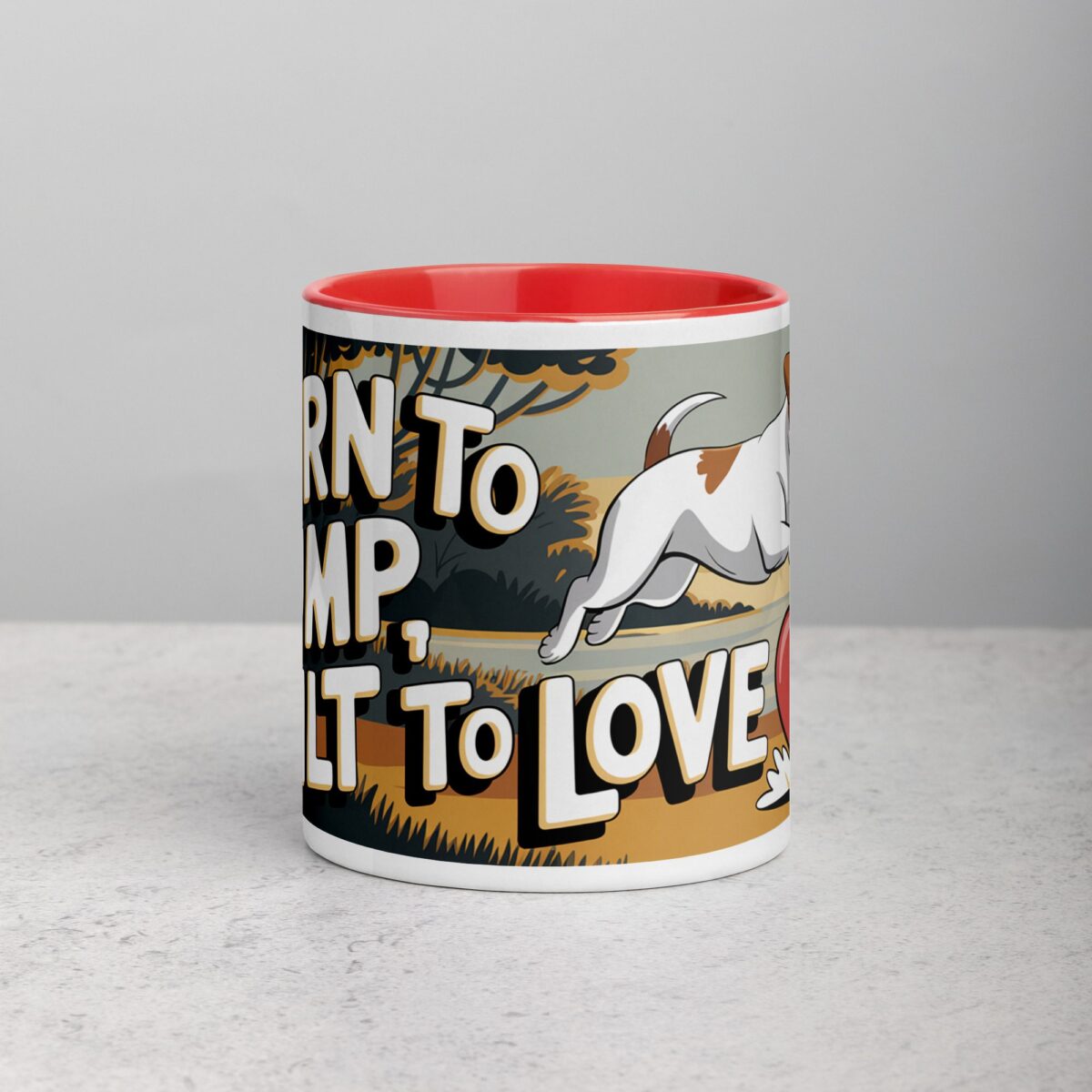 Born to Jump, Built to Love Jack Russell Mug - Image 7