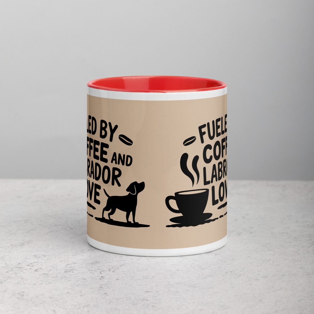 Fueled by Coffee and Labrador Love Mug - Image 7