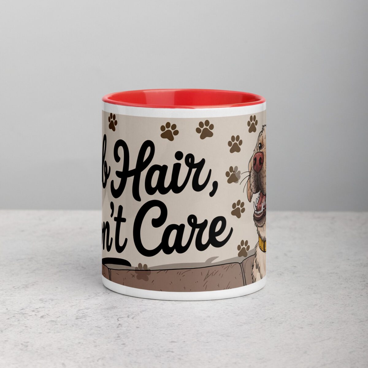 Lab Hair, Don’t Care Labrador Coffee Mug - Image 7