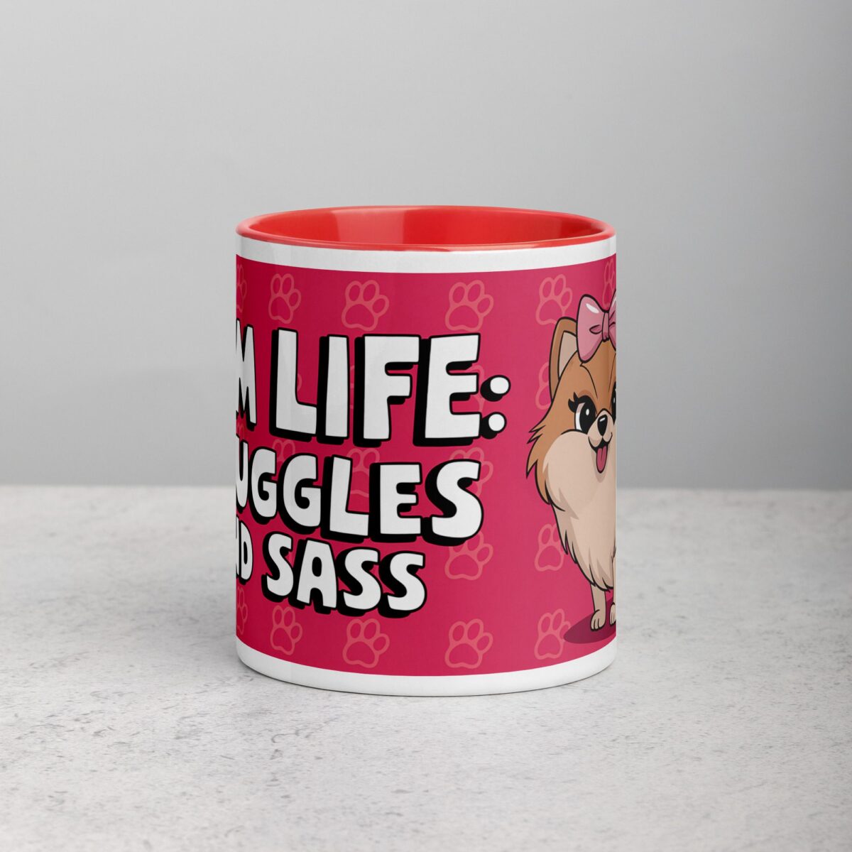 Pom Life: Snuggles and Sass Coffee Mug - Image 7