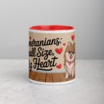 Pomeranians: Small Size, Big Heart Coffee Mug - Image 7
