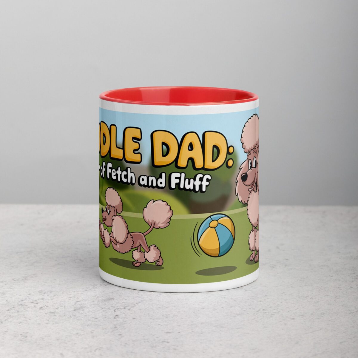 Poodle Dad: Master of Fetch and Fluff Coffee Mug - Image 7