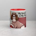 My Spaniel Is My Therapist Coffee Mug - Image 7