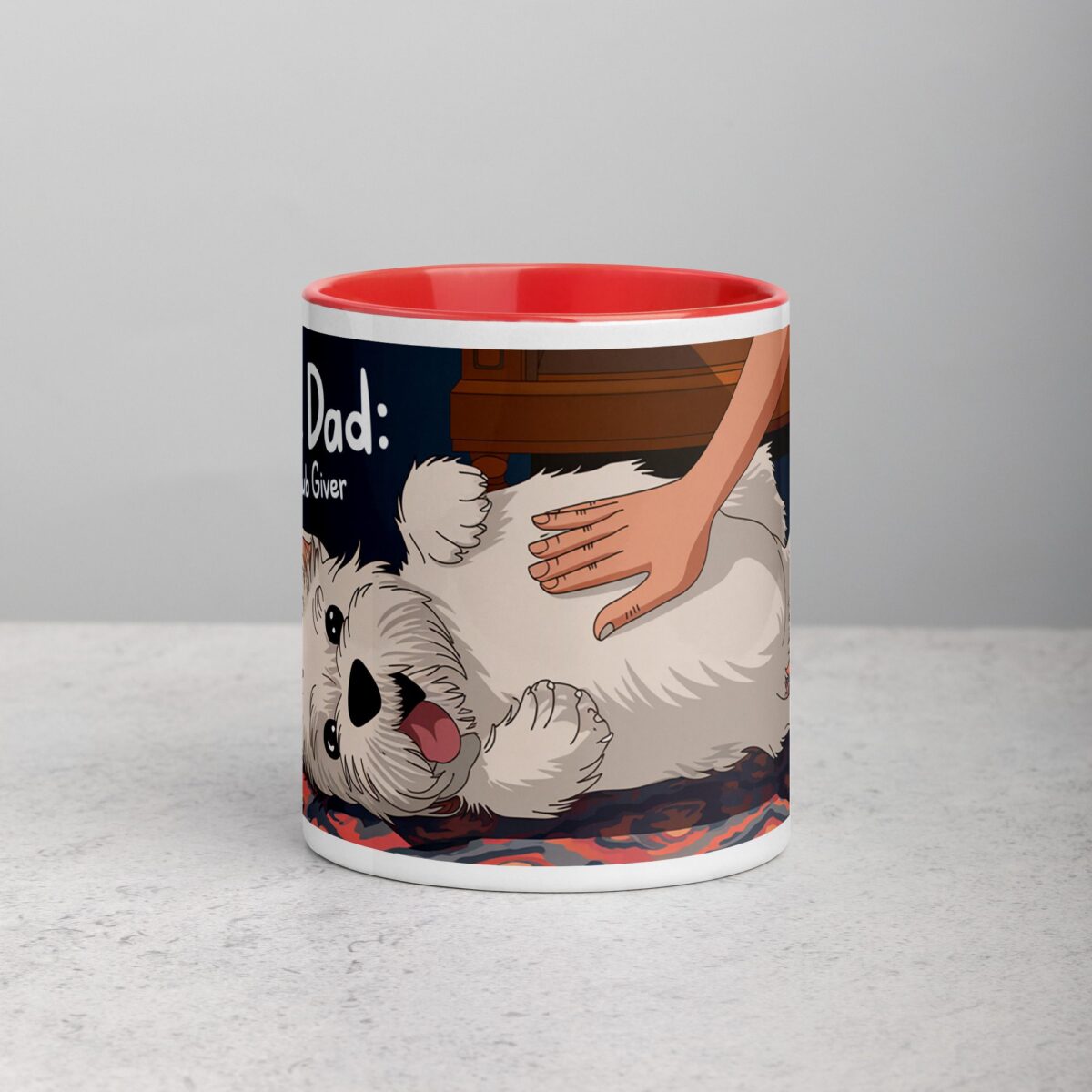 Westie Dad: Chief Belly Rub Giver Coffee Mug - Image 7