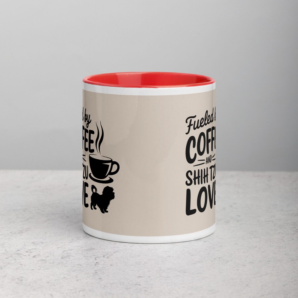 Fueled by Coffee and Shih Tzu Love Mug - Image 7