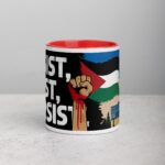 Resist, Exist, Persist Palestine Mug - Image 7