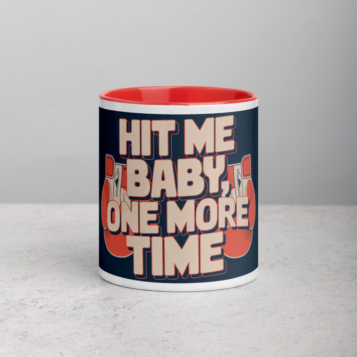 Hit Me Baby, One More Time Boxing Mug - Image 7