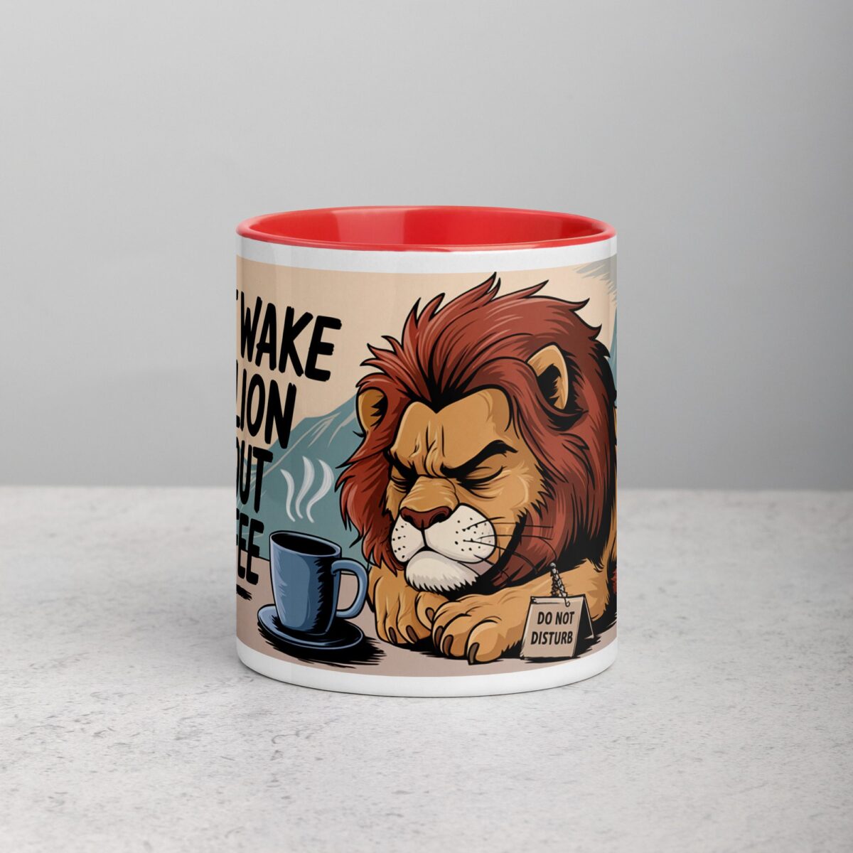 Don’t Wake the Lion Without Coffee Mug - Image 7