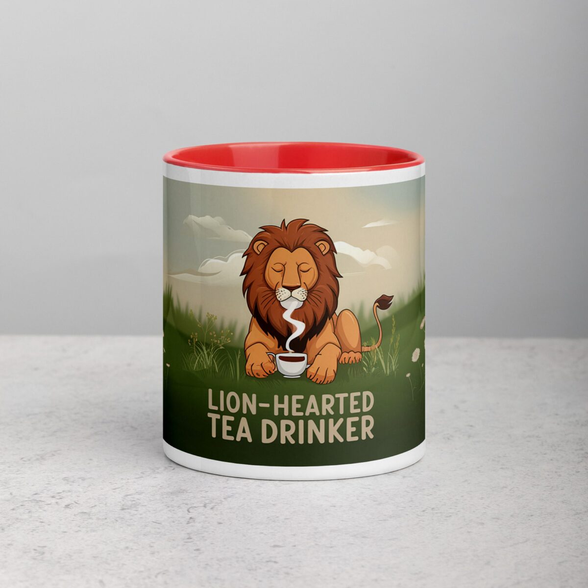Lion-Hearted Tea Drinker Cup - Image 7