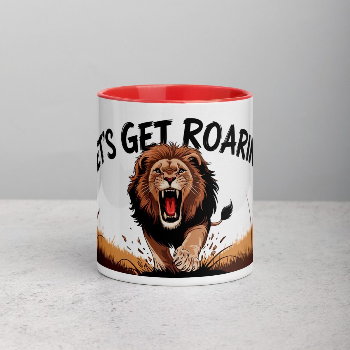 Let’s Get Roarin’! Lion Coffee Mug & Tea Cup - Image 7