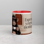Espresso Yourself, Monkey Style Coffee Mug - Image 7