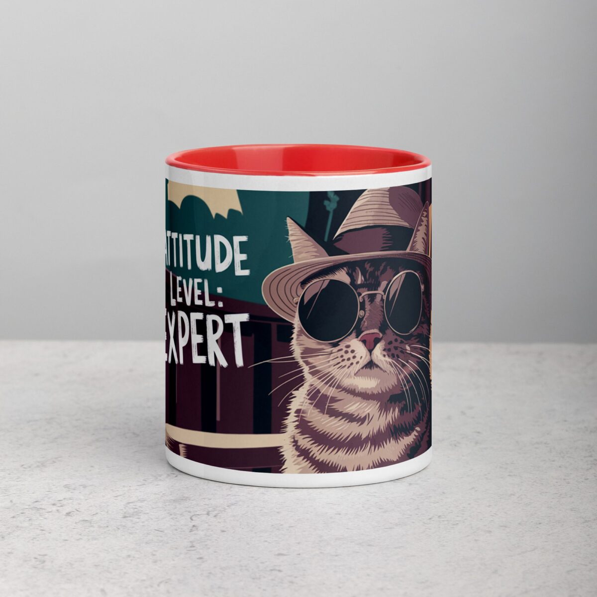 Cattitude Level: Expert Coffee Mug - Image 7