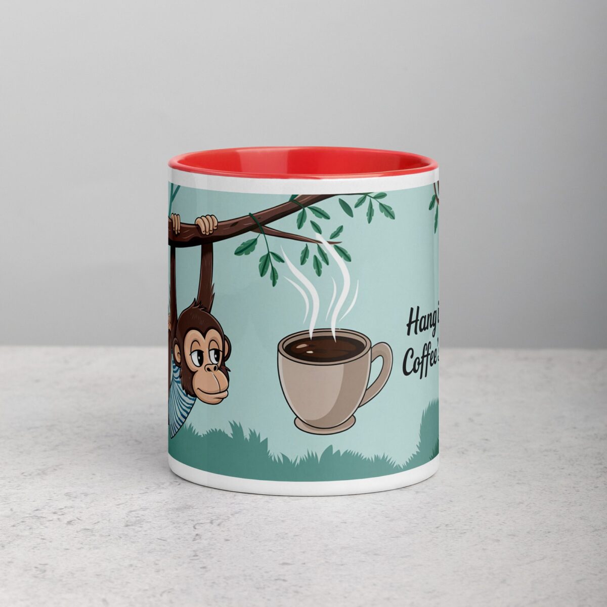 Hang in There, Coffee’s Coming! Monkey Mug - Image 7