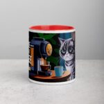 No Talkie Before Coffee Cat Mug - Image 7
