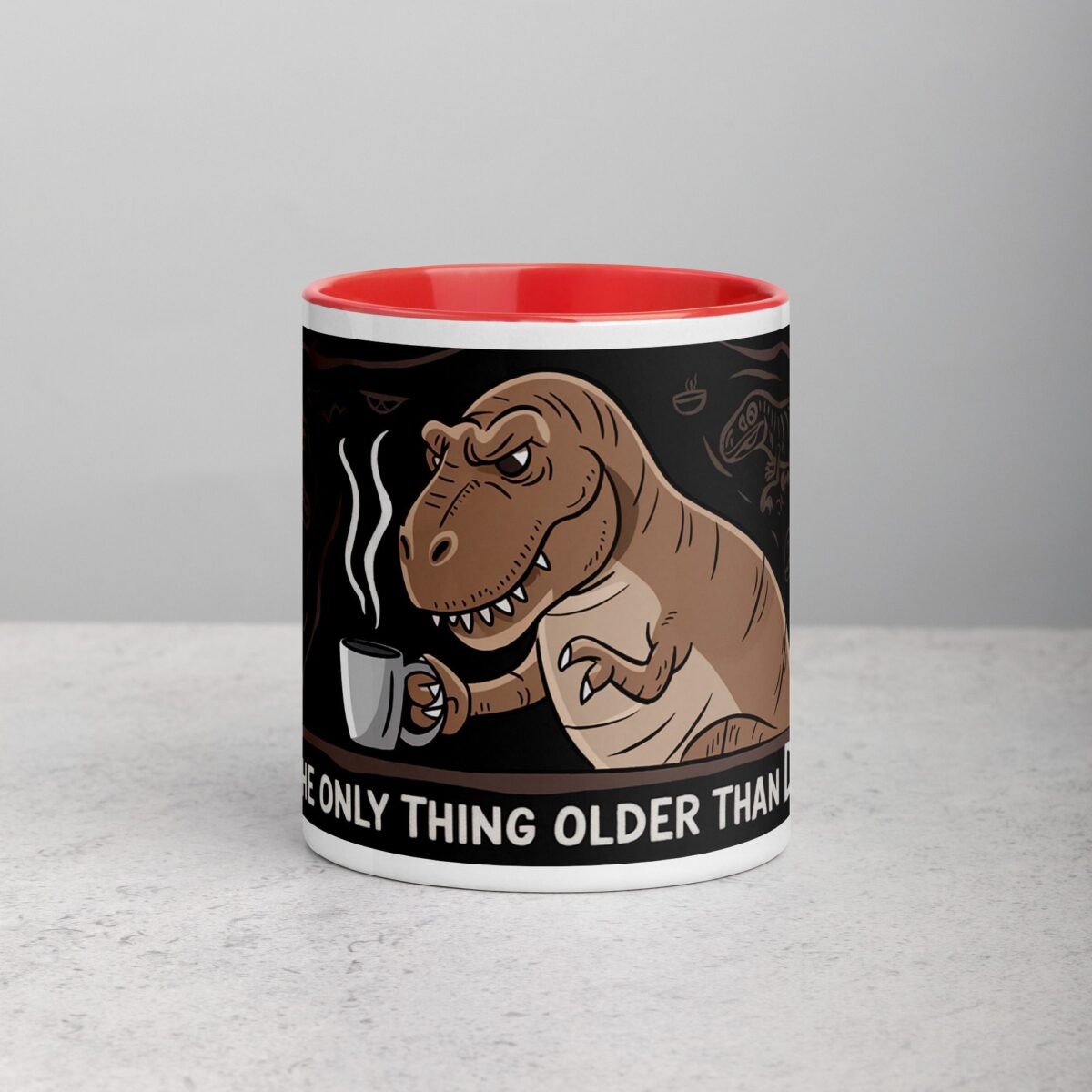 Coffee: The Only Thing Older Than Dinosaurs Mug - Image 7