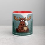 Coffee Makes Me Less of a Moose-ter Mug - Image 7