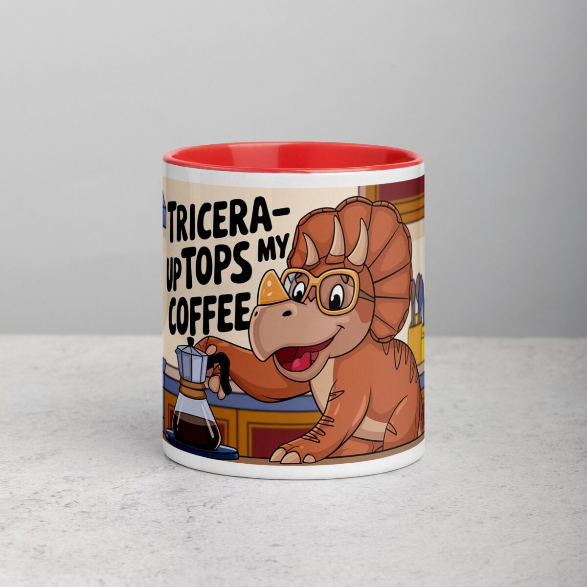 Tricera-Tops Up My Coffee Mug - Image 7