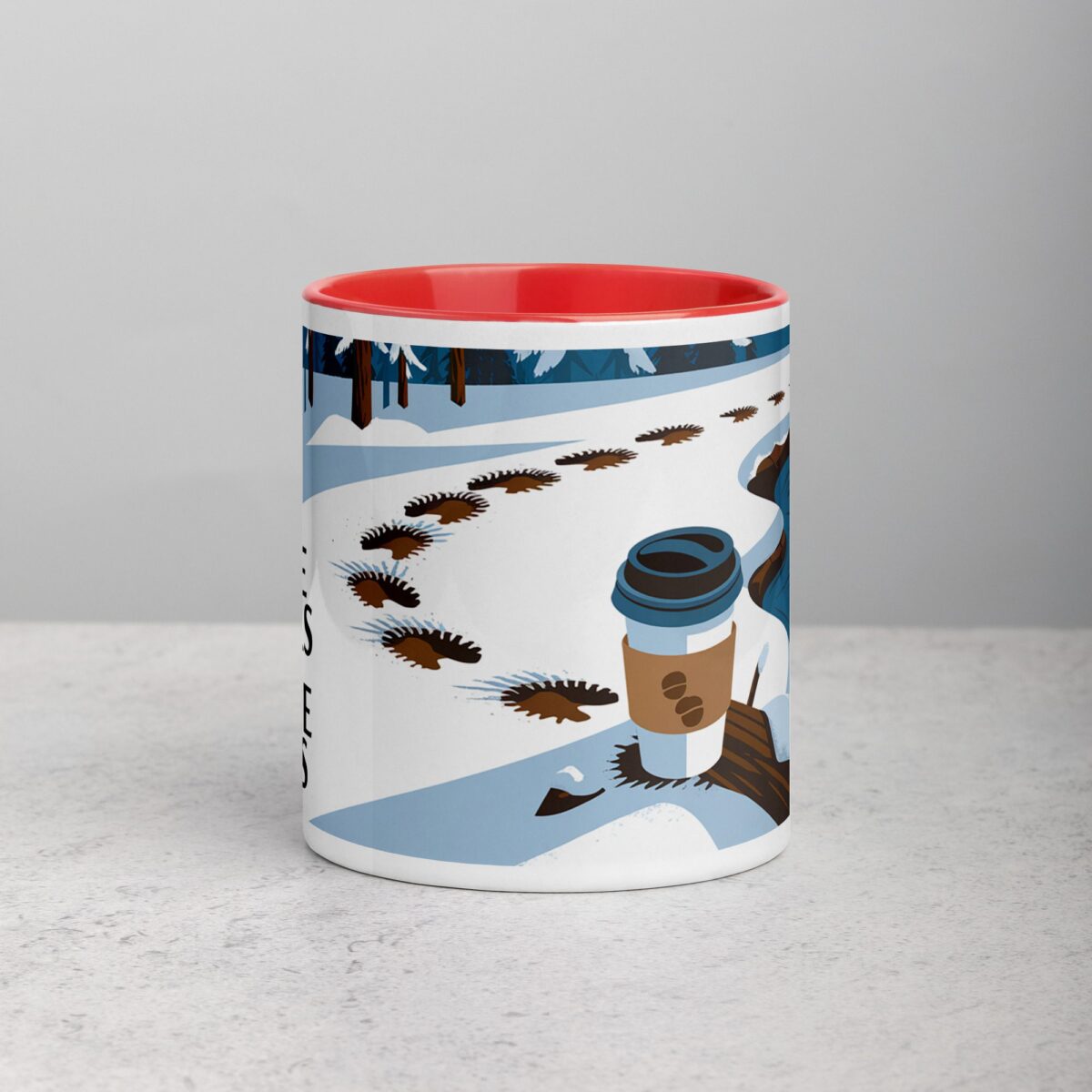 Moose Tracks and Coffee Stains Mug - Image 7