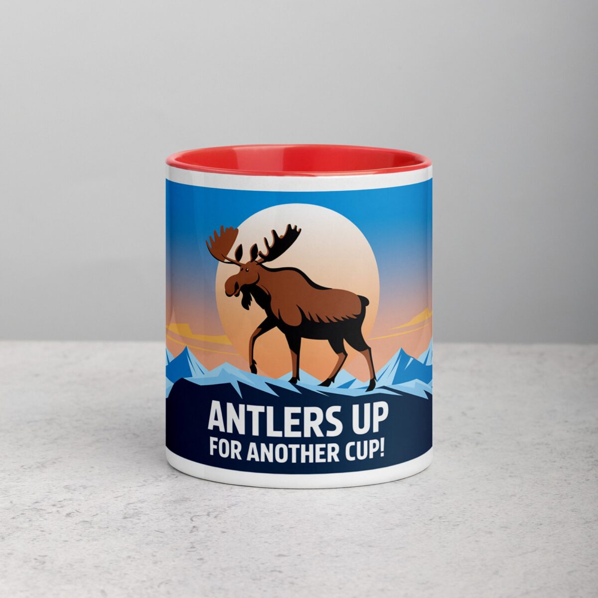 Antlers Up for Another Cup! Moose Mug - Image 7