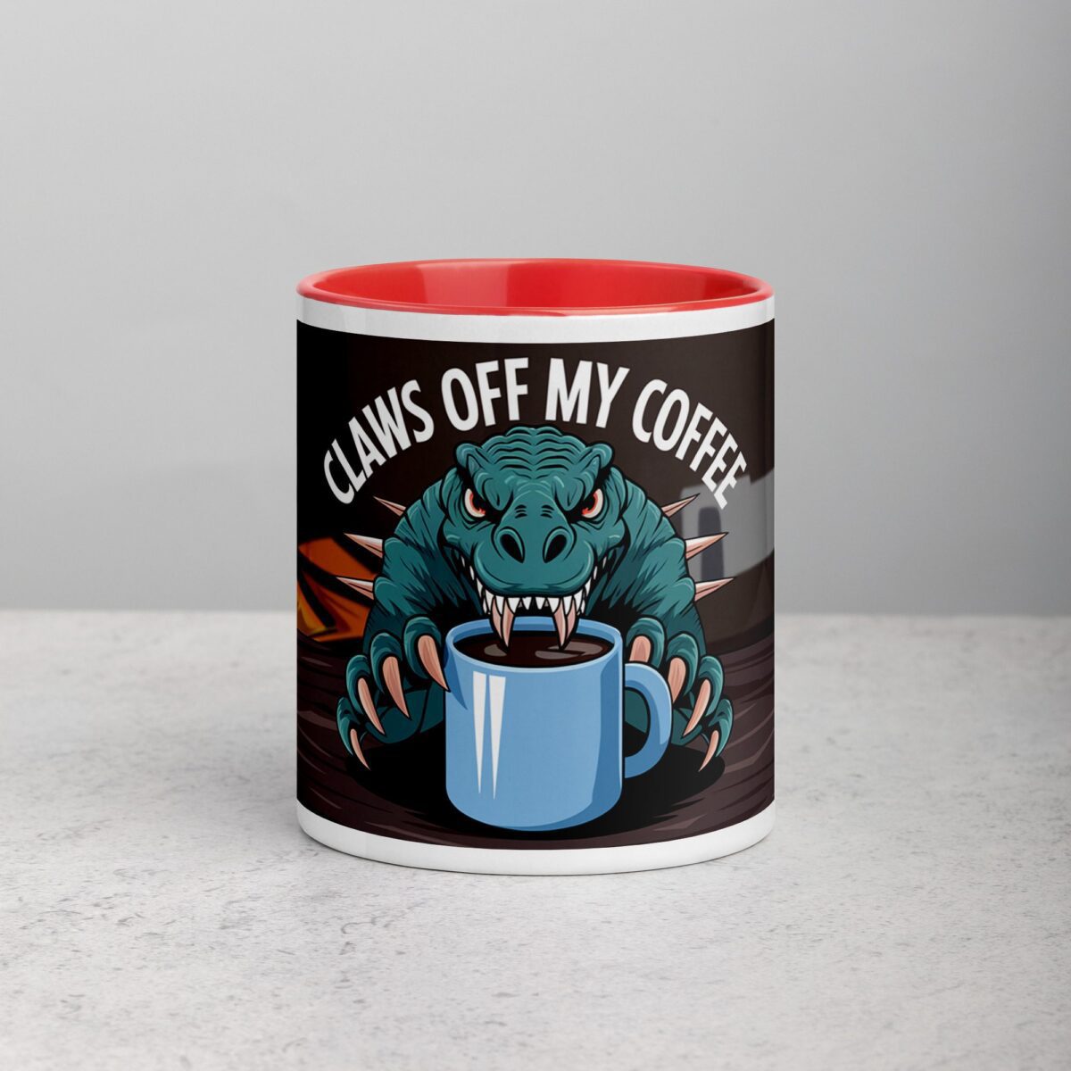 Claws Off My Coffee Dinosaur Mug - Image 7