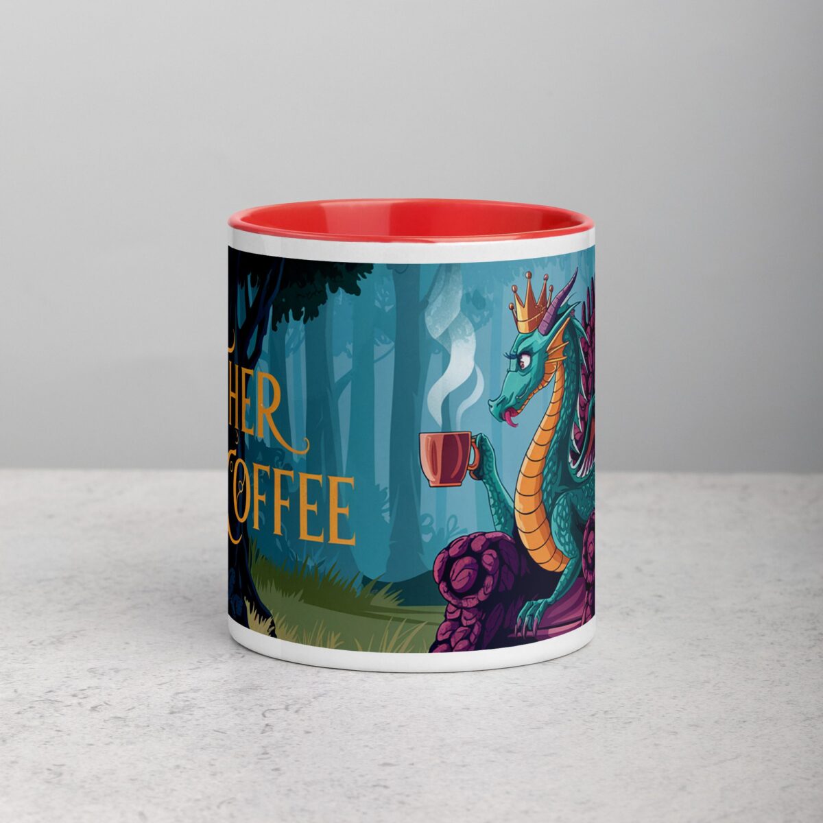 Mother of Coffee Dragon Mug - Image 7