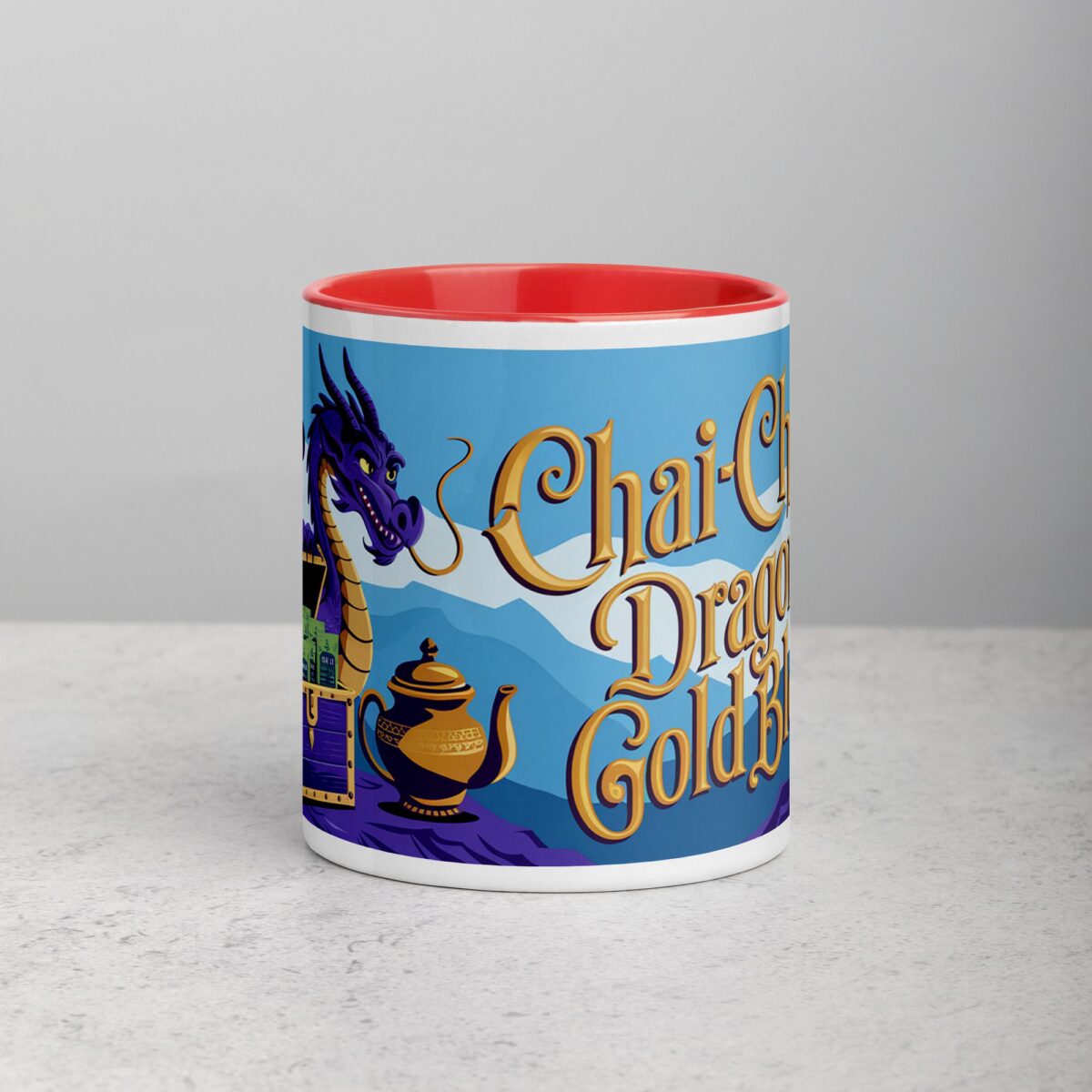 Chai-Ching: Dragon’s Gold Blend Mug - Image 7