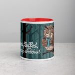 Feathers Fluffed, Coffee Cup Clutched Owl Mug - Image 7