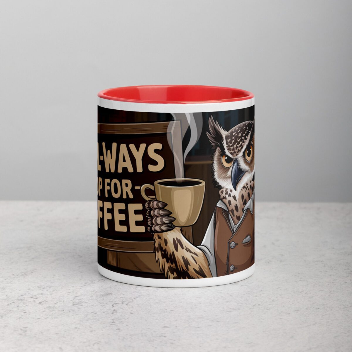 Owl-ways Up for Coffee Mug - Image 7