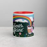 Powered by Rainbows and Caffeine Unicorn Mug - Image 7
