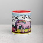 Horn First, Coffee Second Unicorn Mug - Image 7