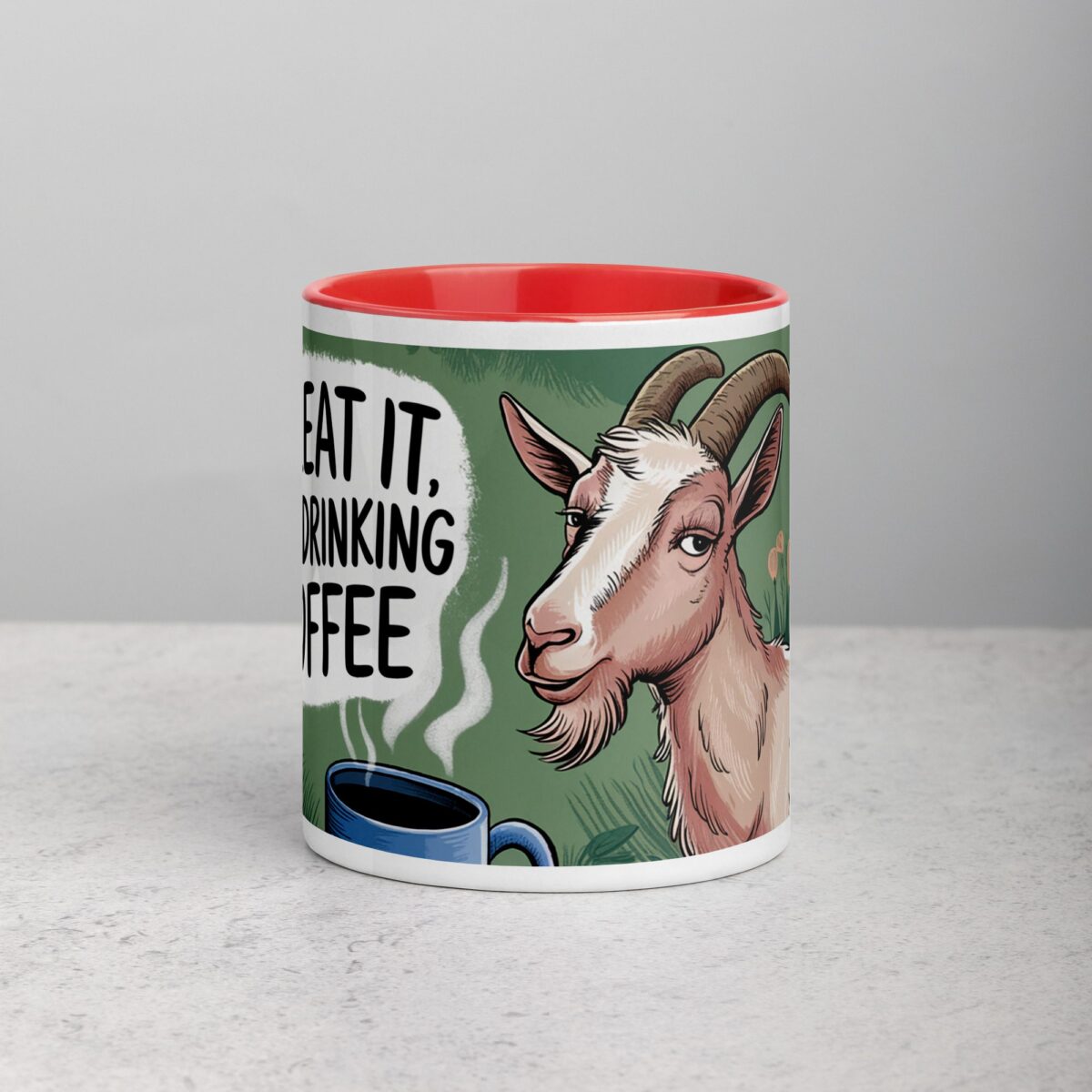 Bleat It, I’m Drinking Coffee Goat Mug - Image 7