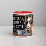 Espresso Yourself, Goat Style Coffee Mug - Image 7