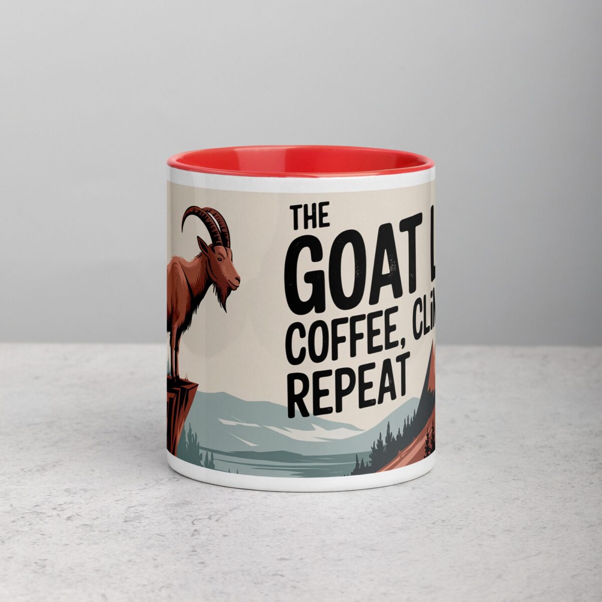 The Goat Life: Coffee, Climb, Repeat Mug - Image 7