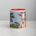 Bleat Happens, Drink Coffee Goat Mug - Image 7