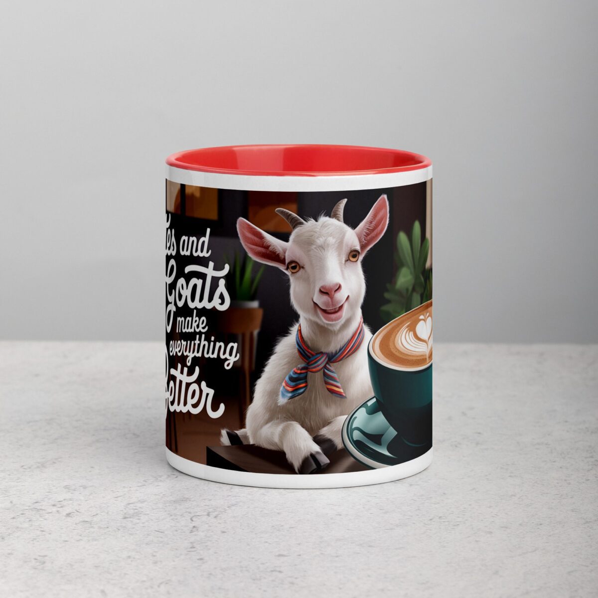 Lattes and Goats Make Everything Better Mug - Image 7