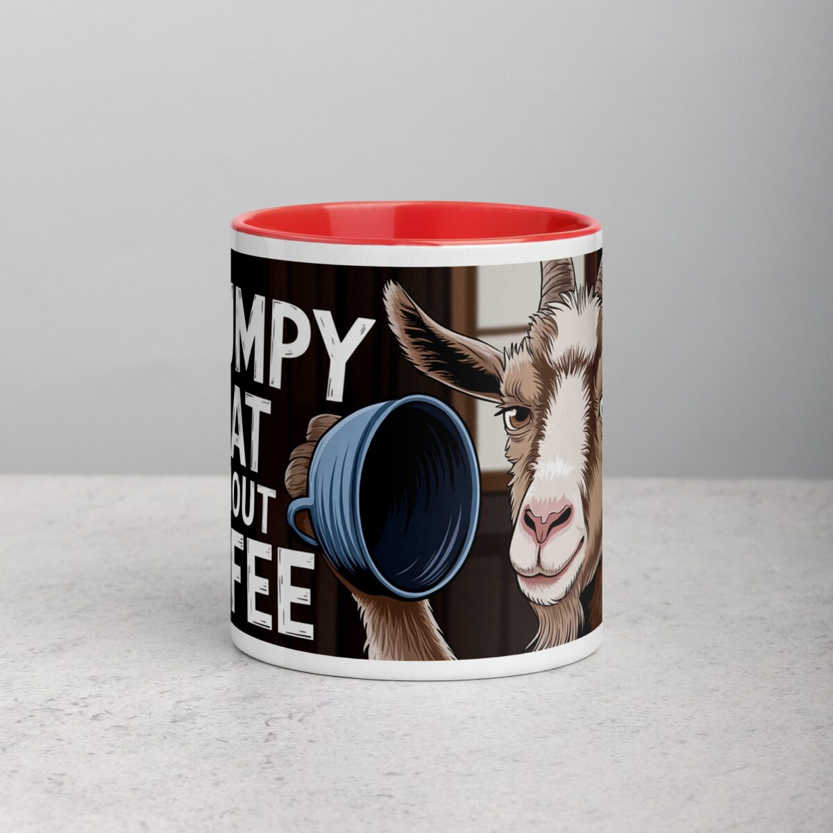 Grumpy Goat Without Coffee Mug - Image 7