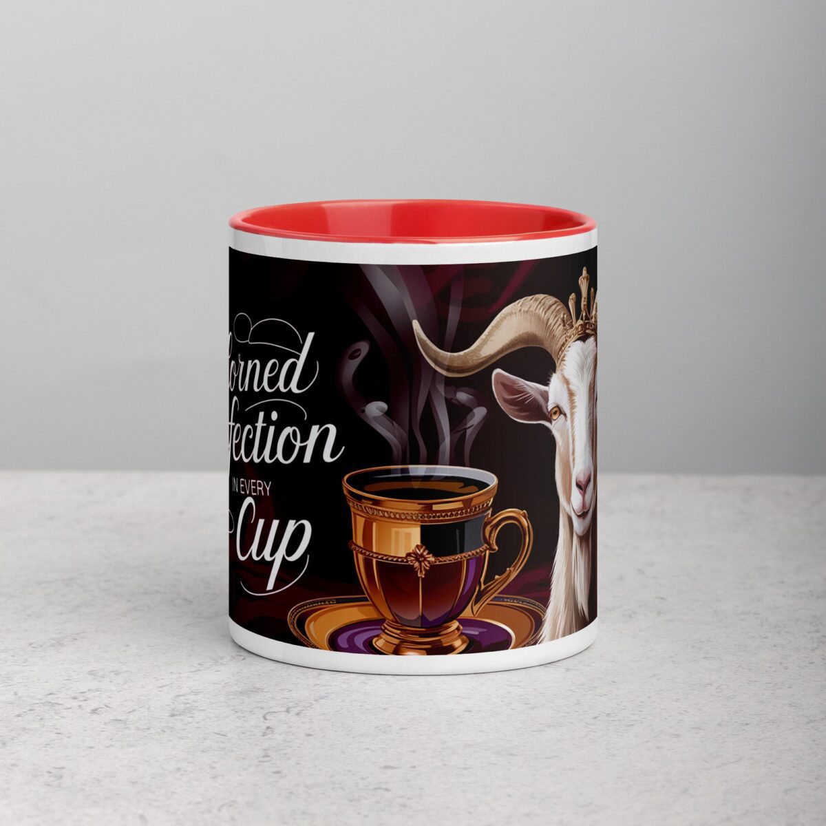 Horned Perfection in Every Cup Coffee Mug - Image 7