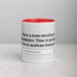 Time to Google ‘How to Motivate Humans Boss Mug - Image 7