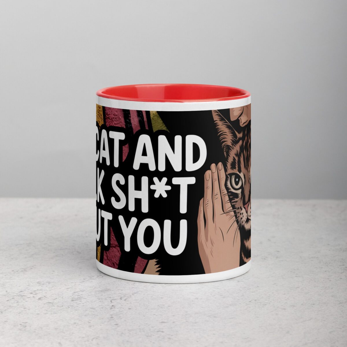 My Cat and I Talk Sh*t About You Coffee Mug - Image 7